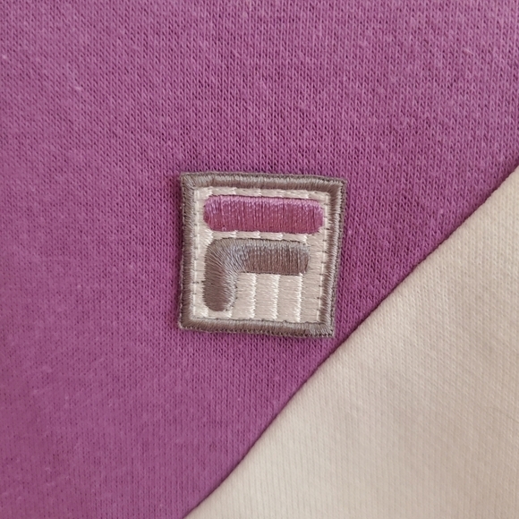 FILA Purple and Gray Quarter-Zip Sweatshirt size Womens Small - Picture 6 of 9